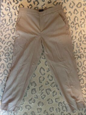 Banana Republic Women Beige Dress Pants Hayden size 8